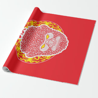 Chinesischer Shio Monkey Geschenkpapier