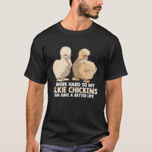 Chinesischer Silk Chicken Bauer Tier T-Shirt