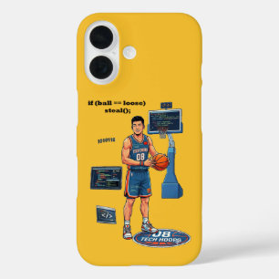 Chinesischer Softwareingenieur spielt Basketball U iPhone 16 Hülle