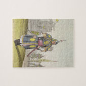 Chinesischer Soldat im vollen Kampfkleid, Puzzle (Horizontal)