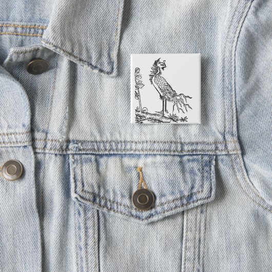 Chinesischer Spitzvogel Luan Button (Beispiel)