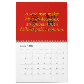 Chinesischer Sprichterkalender Kalender (Jan 2026)