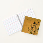 Chinesischer Stil Bamboo Harmony Spiral Notebook Notizblock (Innenseite)