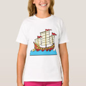 Chinesischer T - Shirt für Segelschiffe (Vorderseite)