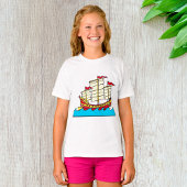 Chinesischer T - Shirt für Segelschiffe