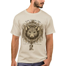 Chinesischer T - Shirt "Rat"