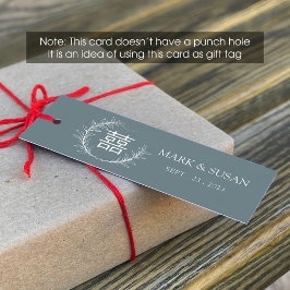 Chinesischer Tag der Hochzeit mit doppeltem Glück 