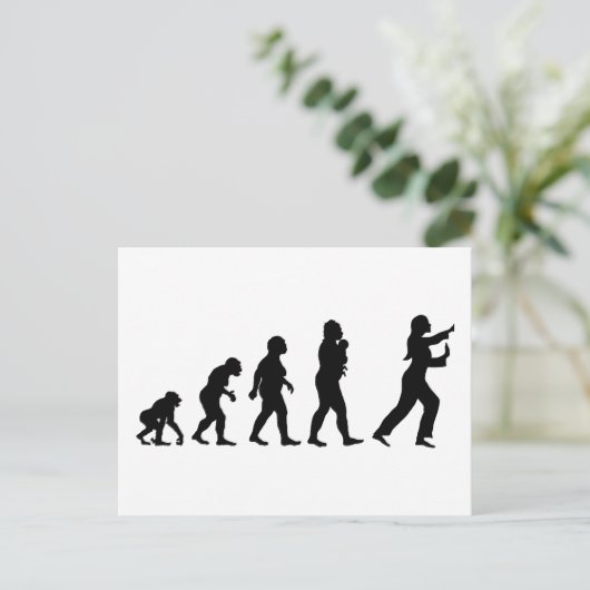 Chinesischer Tai Chi Postkarte (Stehend Vorderseite)