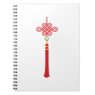 Chinesischer Tassel Notizblock