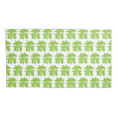 Chinesischer Tee aus Hanzi/Kanji Kissenbezug (Rückseite-Rechts)