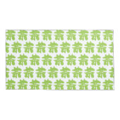 Chinesischer Tee aus Hanzi/Kanji Kissenbezug (Rückseite-Links)