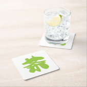 Chinesischer Tee aus Hanzi/Kanji Rechteckiger Pappuntersetzer (Vor Ort)