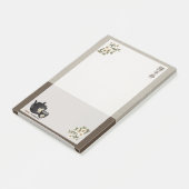 Chinesischer Tee "Serenity" Post-it Klebezettel (angewinkelt)