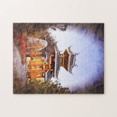 Chinesischer Tempel Jigsaw Puzzle Design (Horizontal)