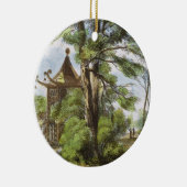 Chinesischer Tempel, Kew arbeitet im Garten, Keramik Ornament (Rechts)