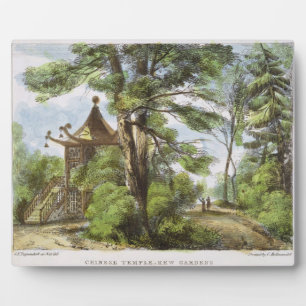 Chinesischer Tempel, Kew Gardens, Teller 13 von "K Fotoplatte