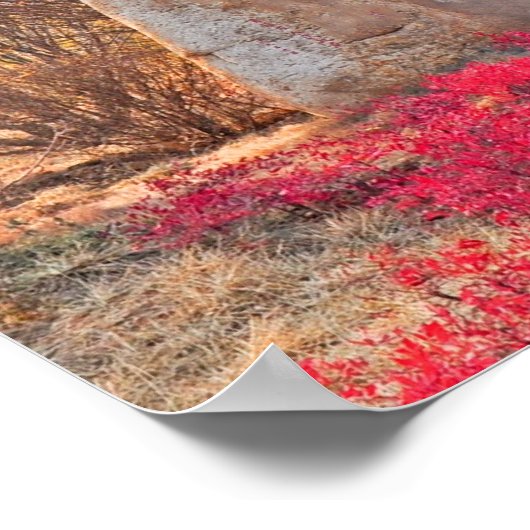 chinesischer Tempel Poster (Ecke)