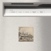 Chinesischer Tempel, Singapur Magnet (In Situ (Geschirrspüler))