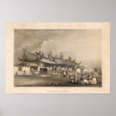 Chinesischer Tempel, Singapur Poster (Vorne)