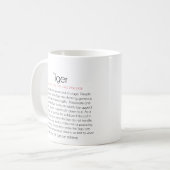 Chinesischer Tierkreis (Jahr des Tigers) 2 Kaffeetasse (Vorderseite Links)