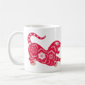 Chinesischer Tiger Kaffeetasse (Links)