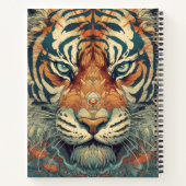 Chinesischer Tiger Notizblock (Rückseite)