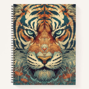 Chinesischer Tiger Notizblock