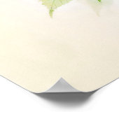 Chinesischer Tinte May Bug auf Linden Poster (Ecke)