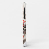 Chinesischer Tintenklasselefon - Rot und Blac Case-Mate iPhone Hülle (Hinten/Links)