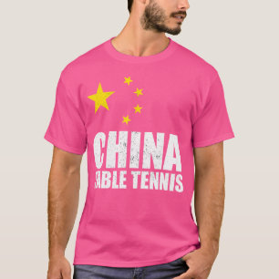 Chinesischer Tischtennis-Shirt China Sportfan T-Shirt
