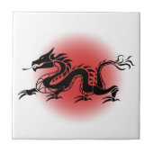 Chinesischer traditioneller Drache Fliese (Vorderseite)