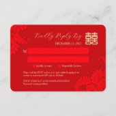 Chinesischer traditioneller Hochzeitstag mit QR-Co (Vorderseite)