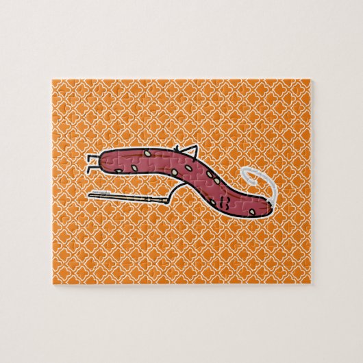 Chinesischer Trockenwurst, Fett Kantonesischer Lap Puzzle (Horizontal)
