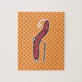 Chinesischer Trockenwurst, Fett Kantonesischer Lap Puzzle (Vertikal)