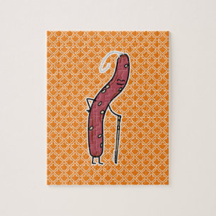 Chinesischer Trockenwurst, Fett Kantonesischer Lap Puzzle