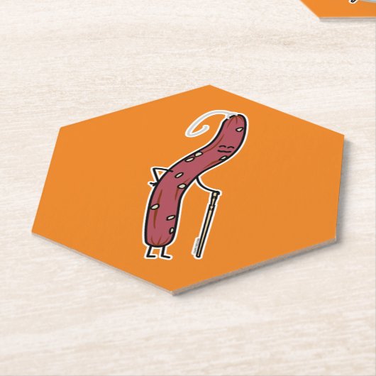 Chinesischer Trockenwurst, Fett Kantonesischer Lap Untersetzer (angewinkelt)