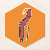 Chinesischer Trockenwurst, Fett Kantonesischer Lap Untersetzer (Vorderseite)