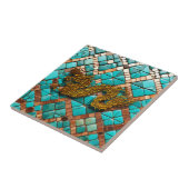 Chinesischer und Vietnamesischer Drache Jahr 2024 Fliese (Seite)