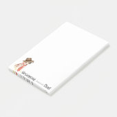 Chinesischer Vater Post-it Klebezettel (angewinkelt)