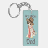 Chinesischer Vater Schlüsselanhänger (Vorderseite links)