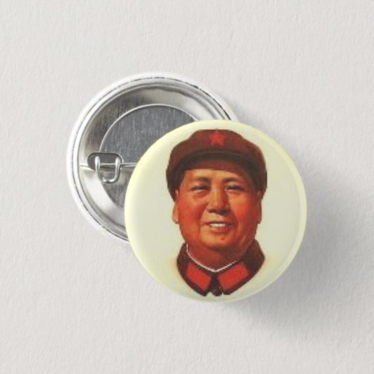 Chinesischer Vorsitzend-Mao- Zedongknopf Button (Vorne & Hinten)