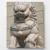 Chinesischer Wächter Lion Foo Hund 石 獅 Fotoplatte (Vorderseite)