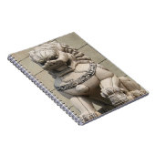 Chinesischer Wächter Lion Foo Hund 石 獅 Notizblock (Rechte Seite)