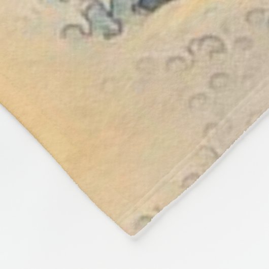 Chinesischer Wasser-Drache Fleecedecke (Ecke)