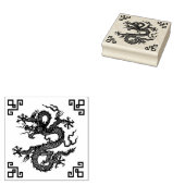Chinesischer Wasserdrache Gummistempel (Stempel)