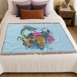Chinesischer Wasserdrache Koi Fisch Decke