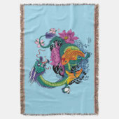 Chinesischer Wasserdrache Koi Fisch Decke (Vorderseite Vertikal)