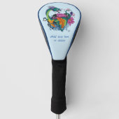 Chinesischer Wasserdrache Koi Fisch Golf Headcover (Vorderseite)