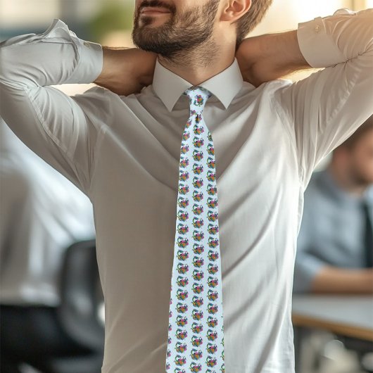 Chinesischer Wasserdrache Koi Fisch Krawatte