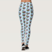 Chinesischer Wasserdrache Koi Fisch Leggings (Rückseite)